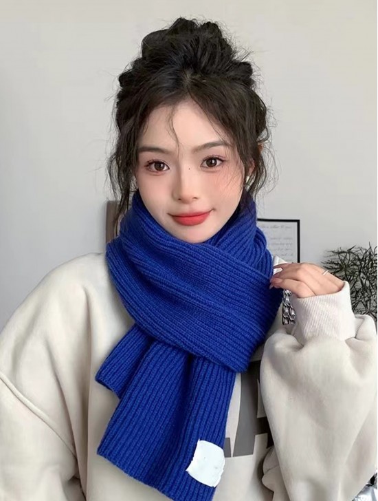 Warm Knitted Wool Soft Scarf 